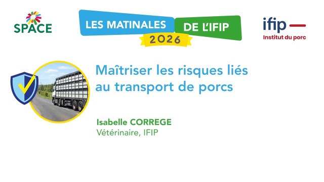 Maîtriser les risques liés au transport de porcs