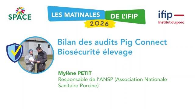 Bilan des audits Pig Connect Biosécurité élevage